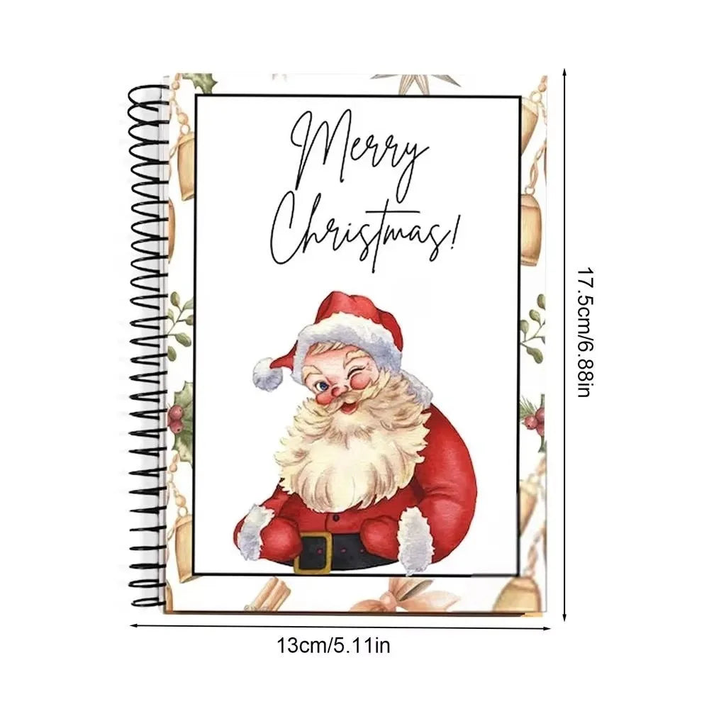 Christmas Gift Card Book Holder – Spiral Bound Holiday Greeting Card Album & Keeper