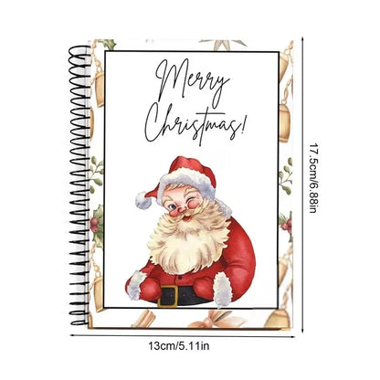 Christmas Gift Card Book Holder – Spiral Bound Holiday Greeting Card Album & Keeper