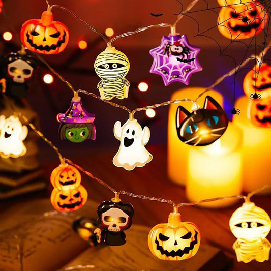 Spooky-Cute Halloween LED String Lights (3M)