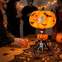 Spooky Ghost & Pumpkin